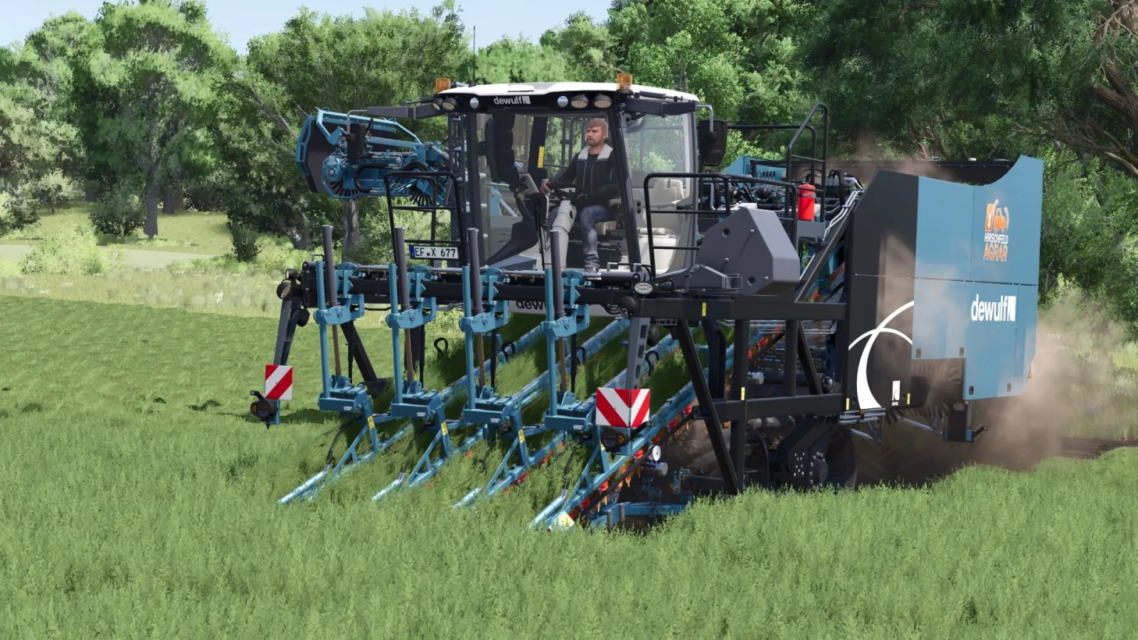 Dewulf 4-Row Harvester FS25