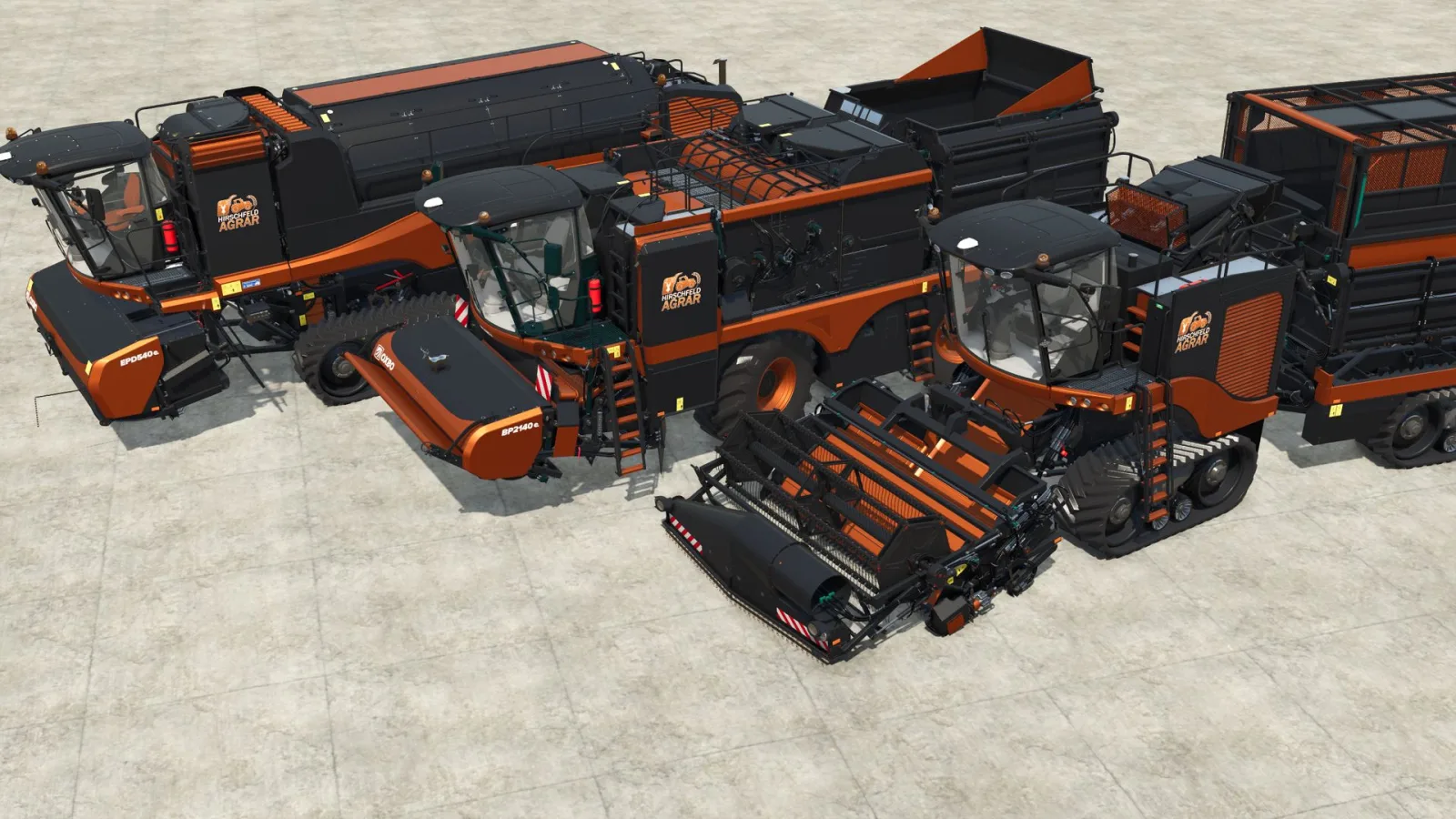 Oxbo vegetable harvesters FS25