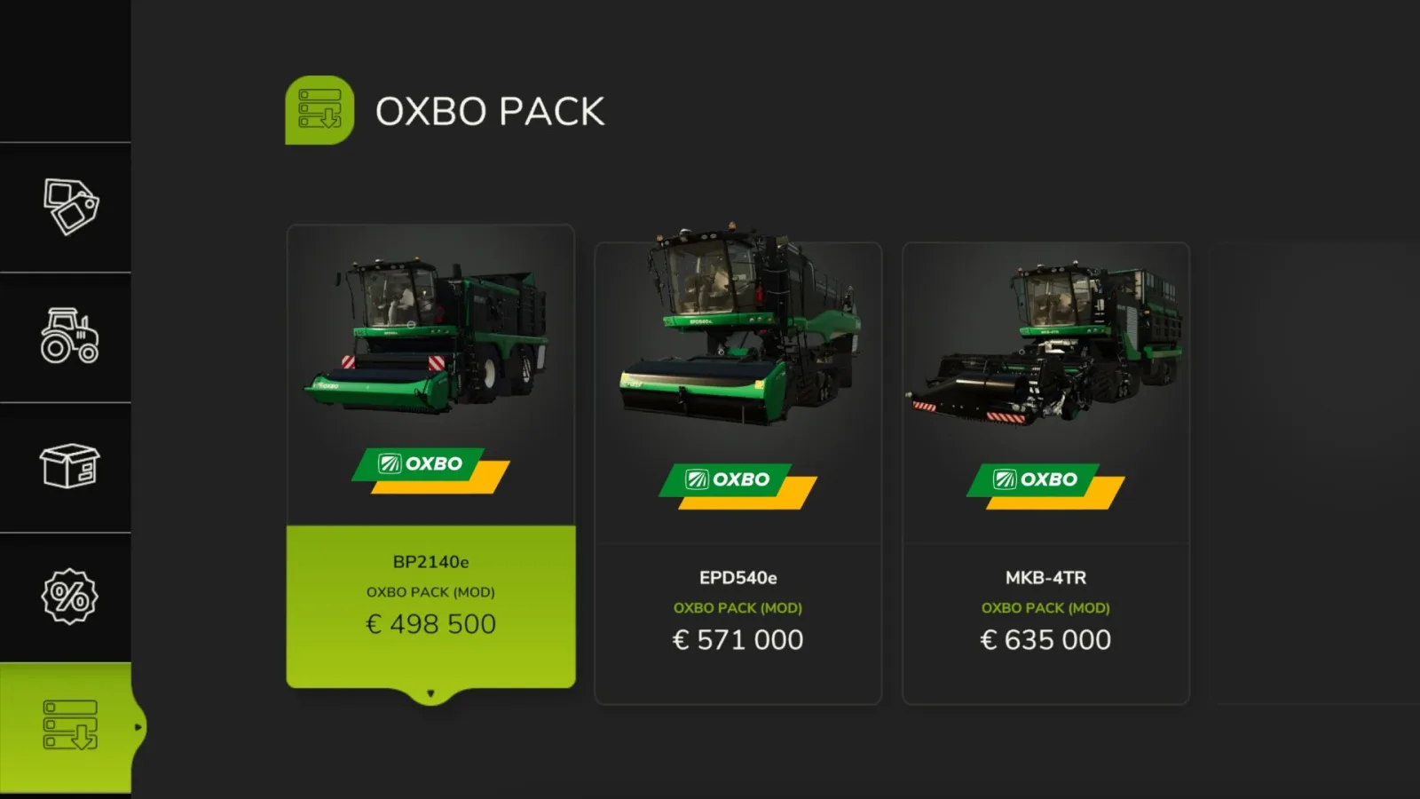 OXBO Pack (colors) FS25