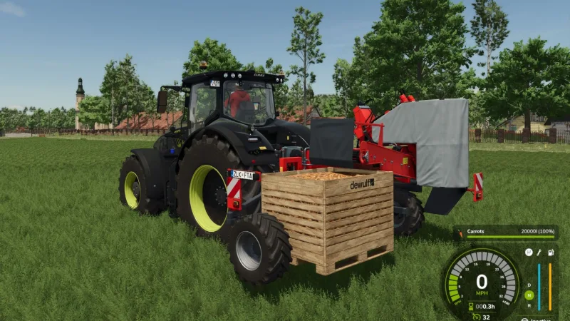Dewulf P3PLProfi with configurable pallet capacity FS25
