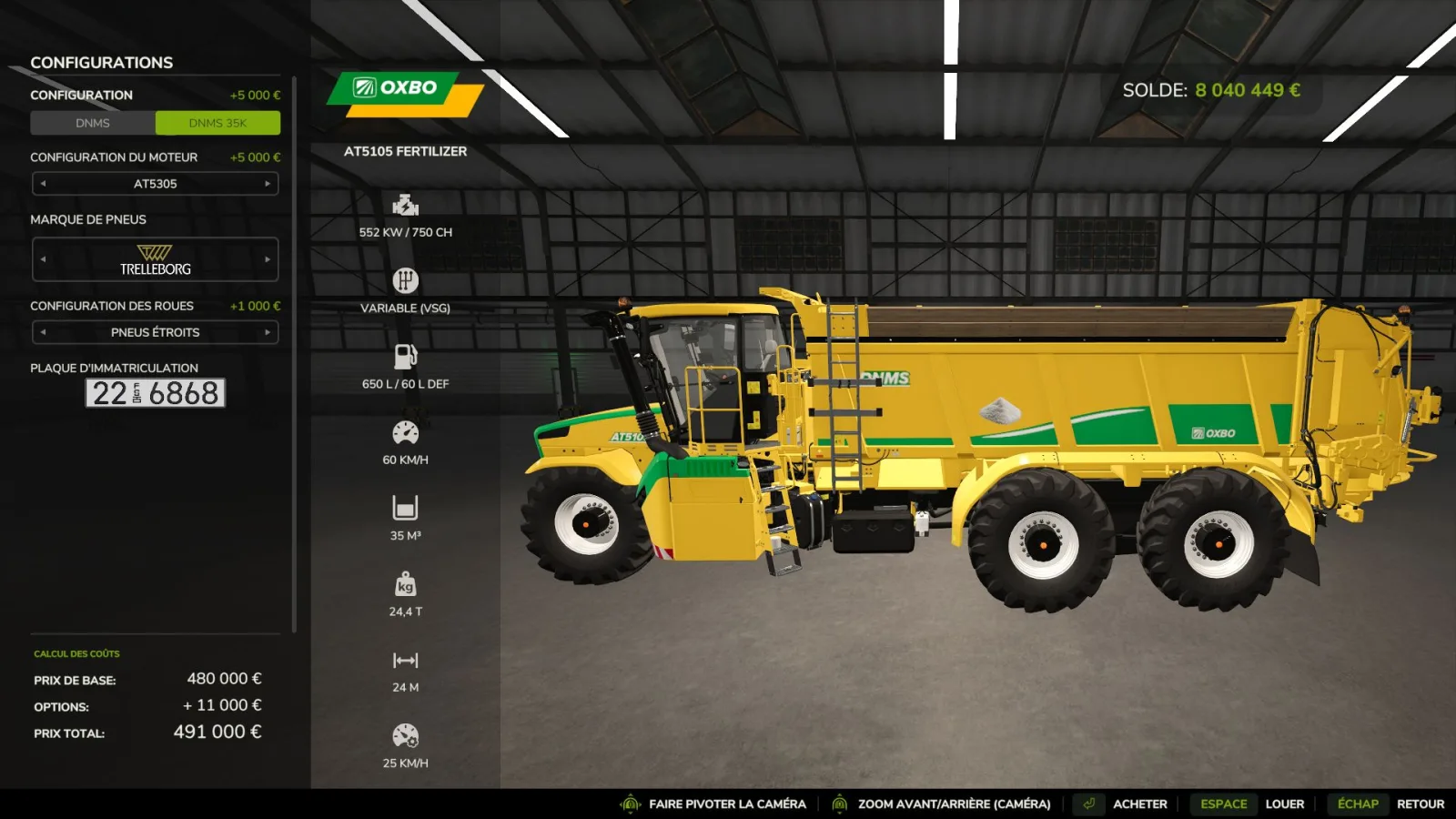 Oxbo UP Pack FS25