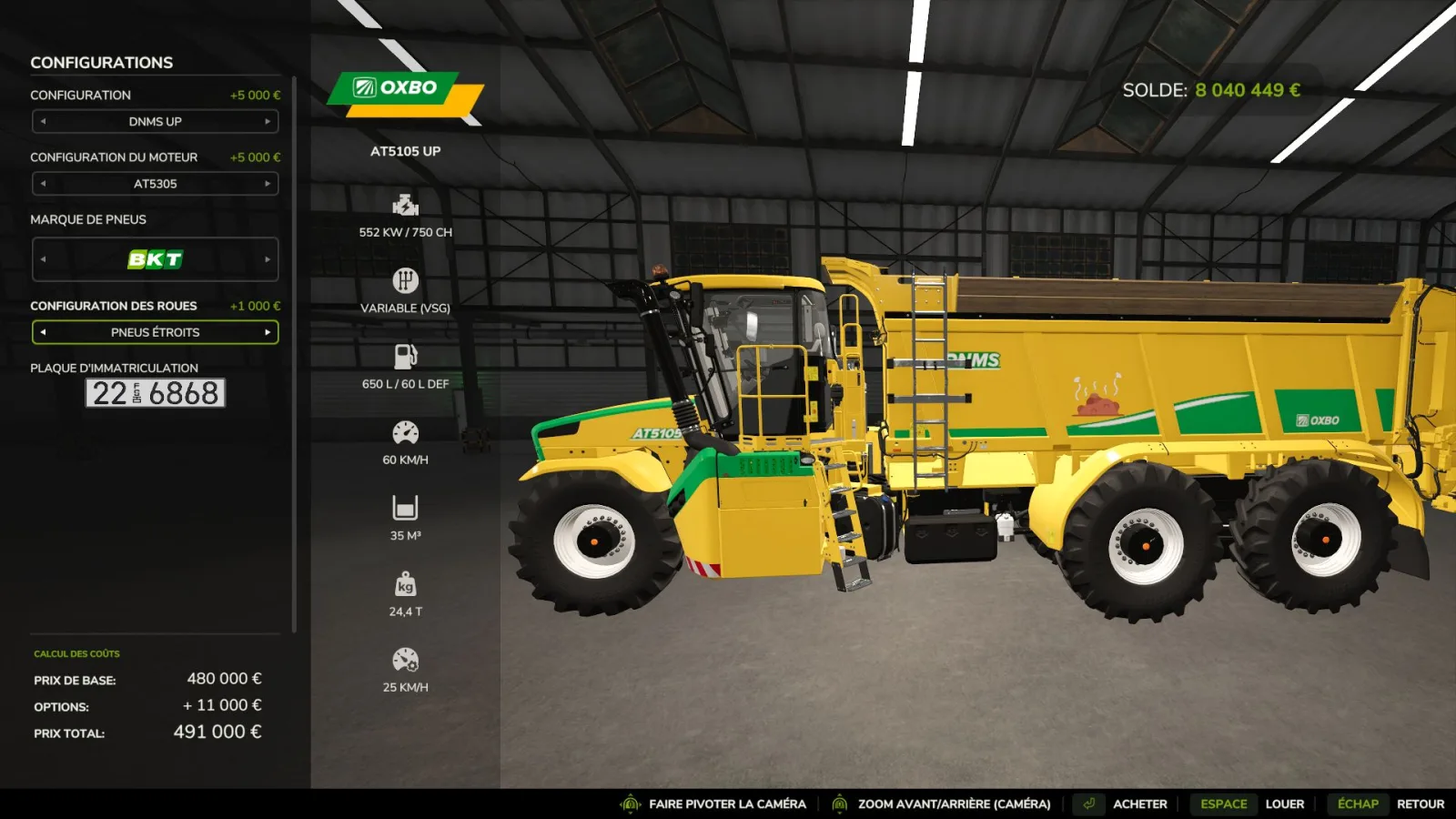 Oxbo UP Pack FS25