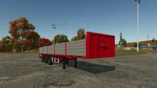 Platform Trailer With Crane FS25