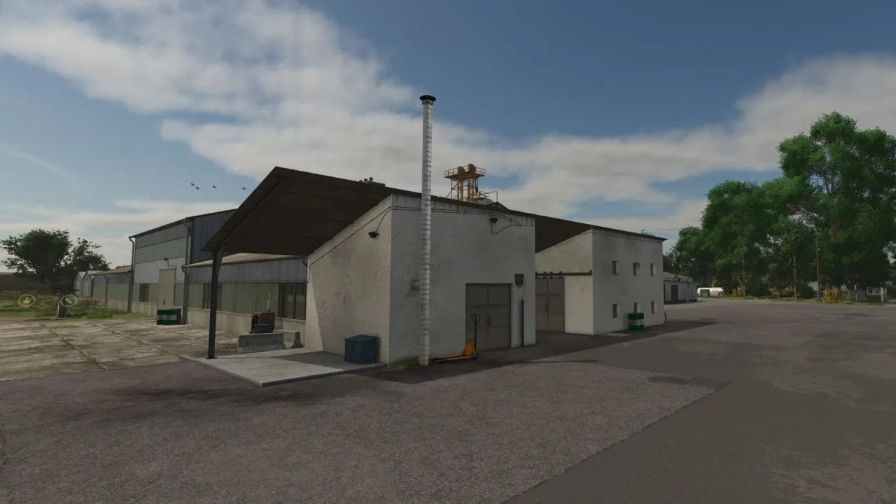 Garage With Workshop And Shelving System FS25