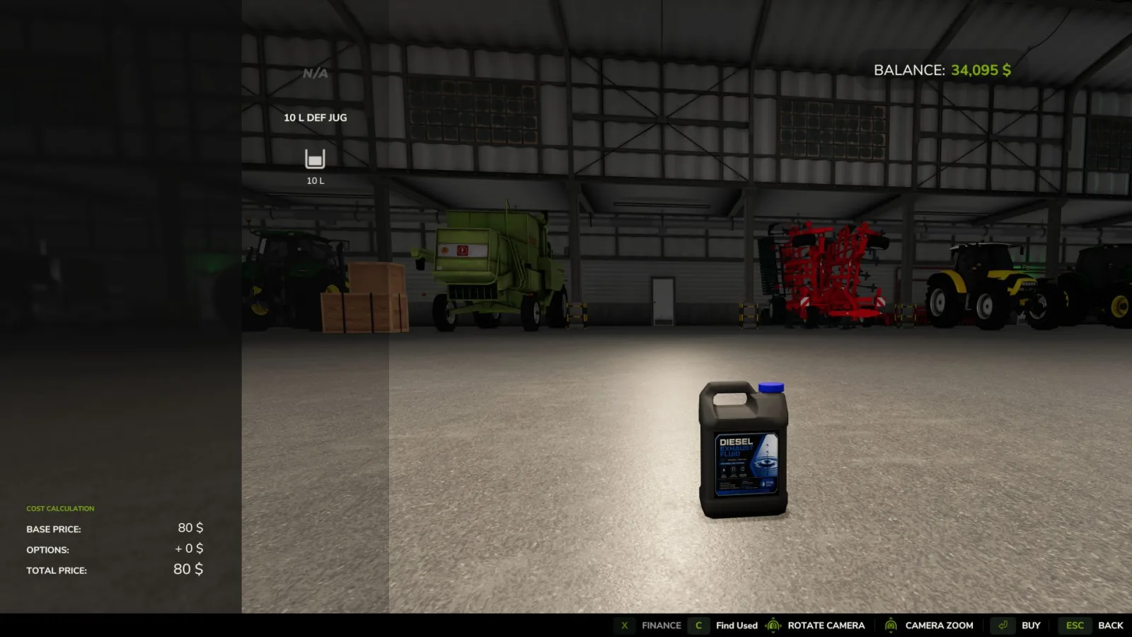 Diesel Exhaust Fluid Additive v1.0
