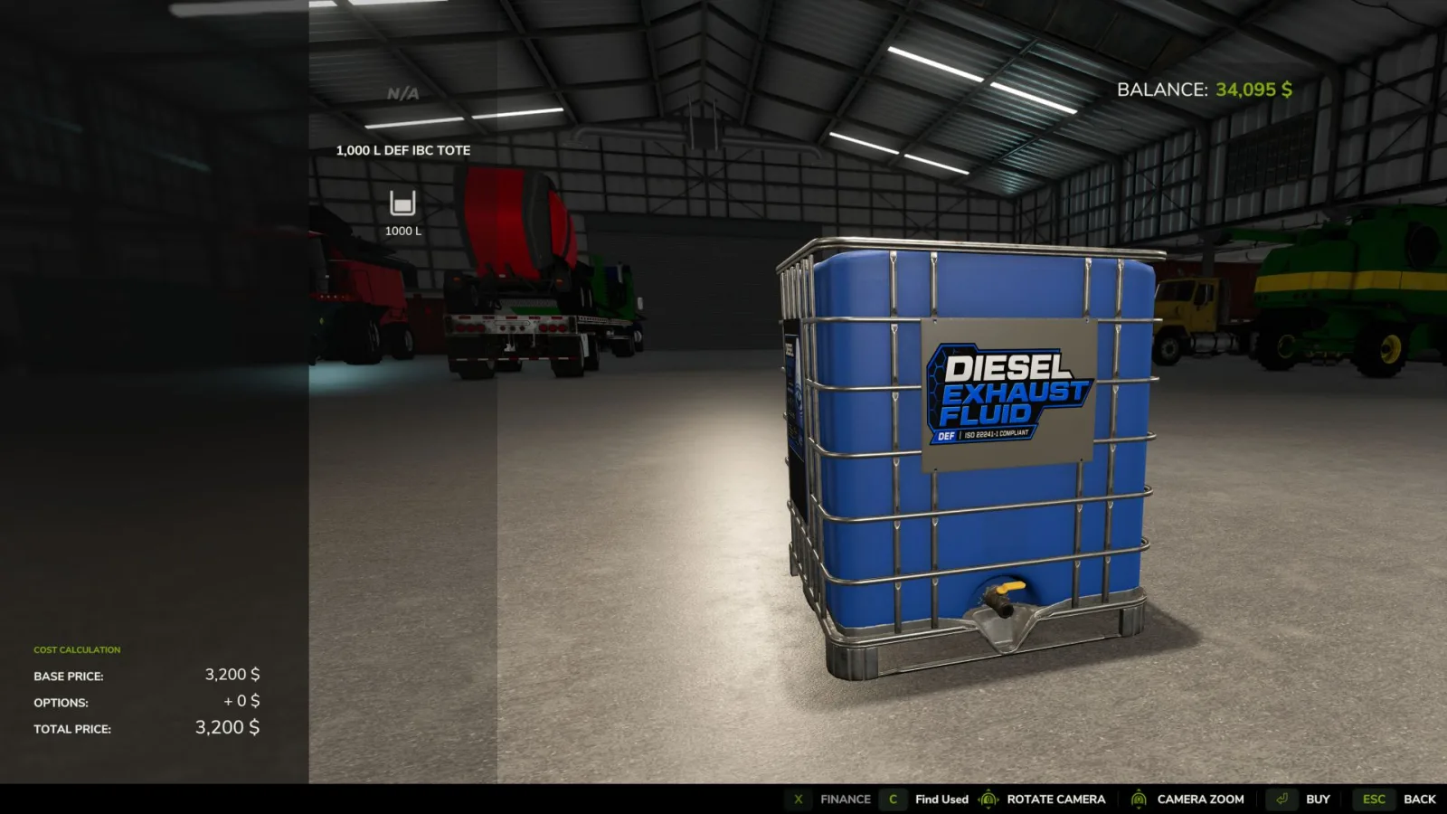Diesel Exhaust Fluid Additive v1.0