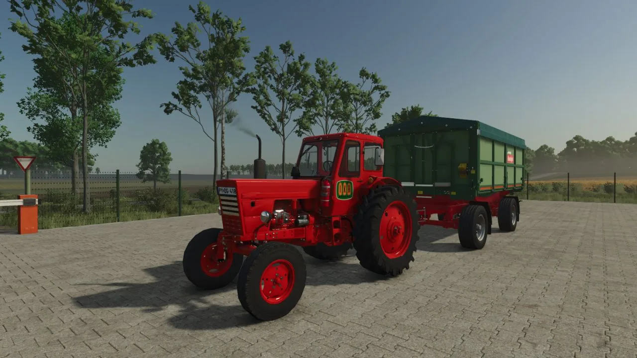 MTZ 50 with stork loader
