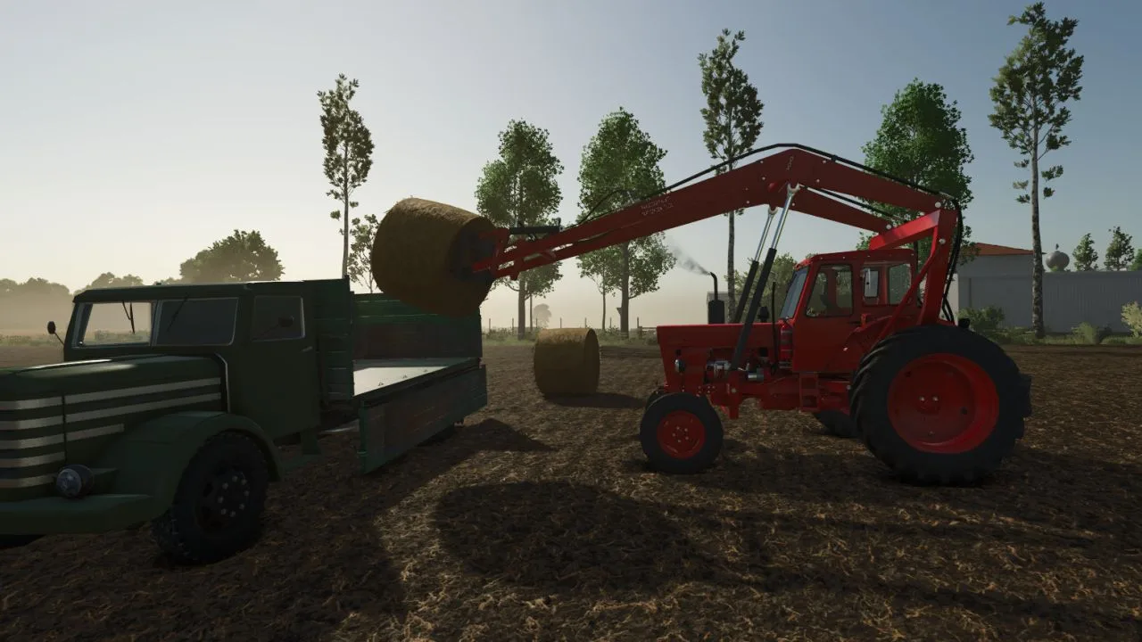 MTZ 50 with stork loader