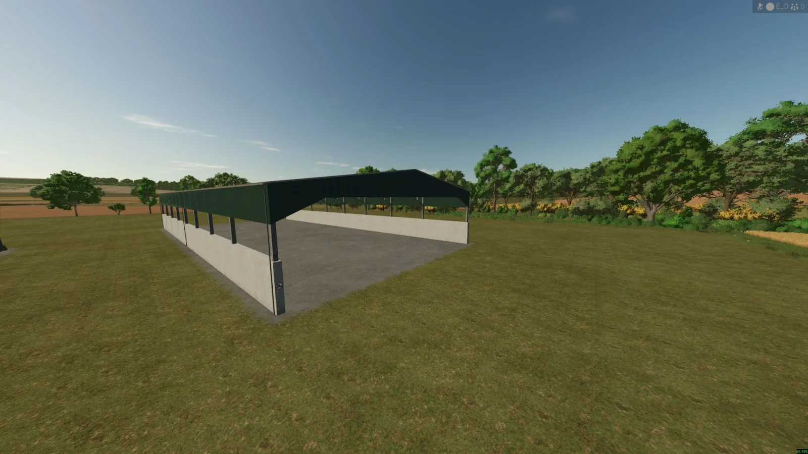 Traditional flat storage granary FS25