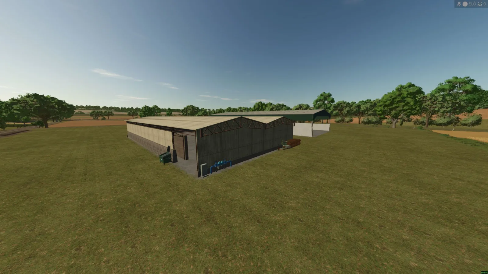 Traditional flat storage granary FS25