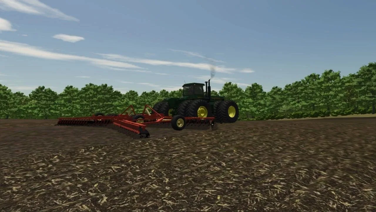 John Deere 8850 Kinze Repower and Degelman 46/57 Dozer Blade v1.0