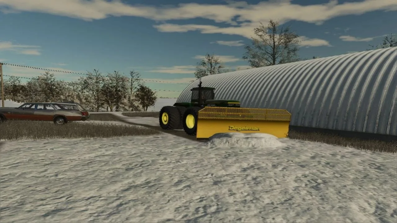 John Deere 8850 Kinze Repower and Degelman 46/57 Dozer Blade v1.0