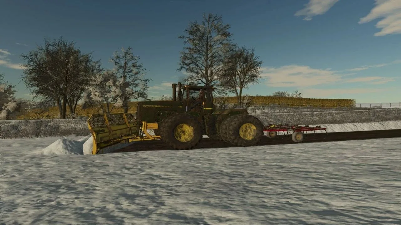 John Deere 8850 Kinze Repower and Degelman 46/57 Dozer Blade v1.0