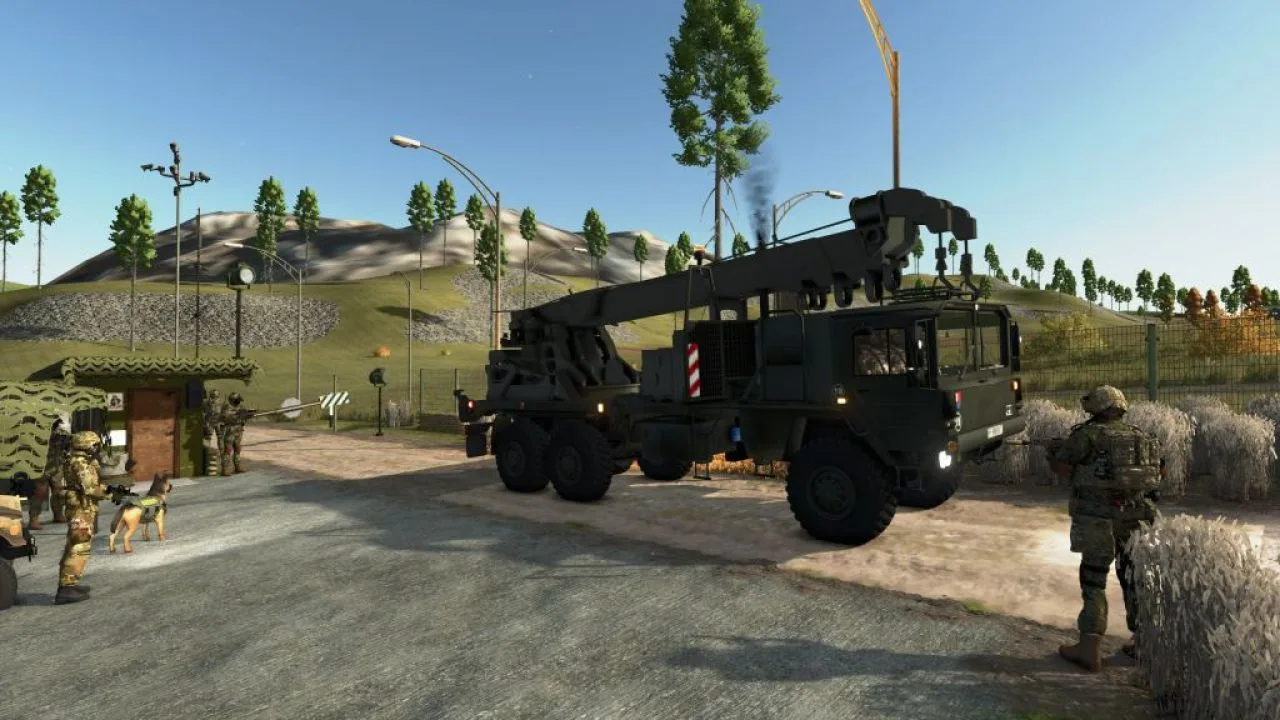 MAN KAT1 6x6 Crane Truck FS25