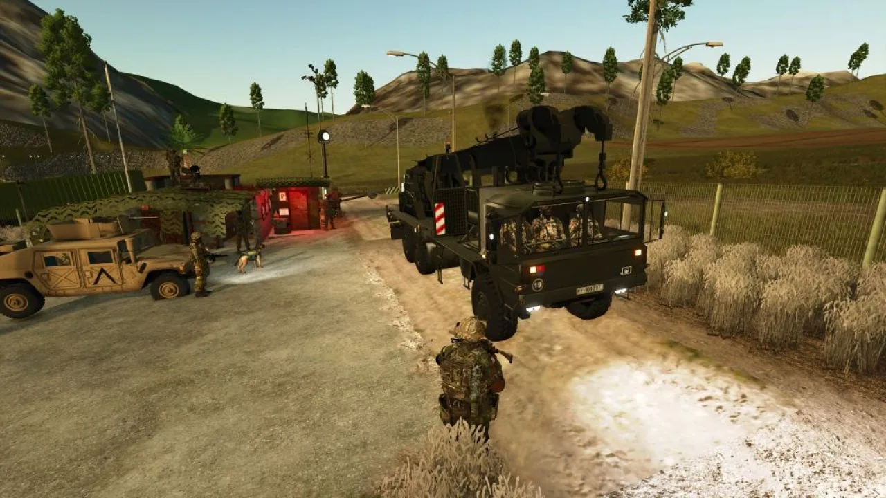 MAN KAT1 6x6 Crane Truck FS25