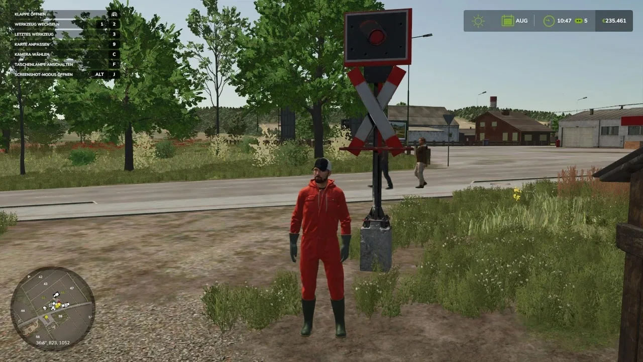 Placeable level crossing signal v1.0