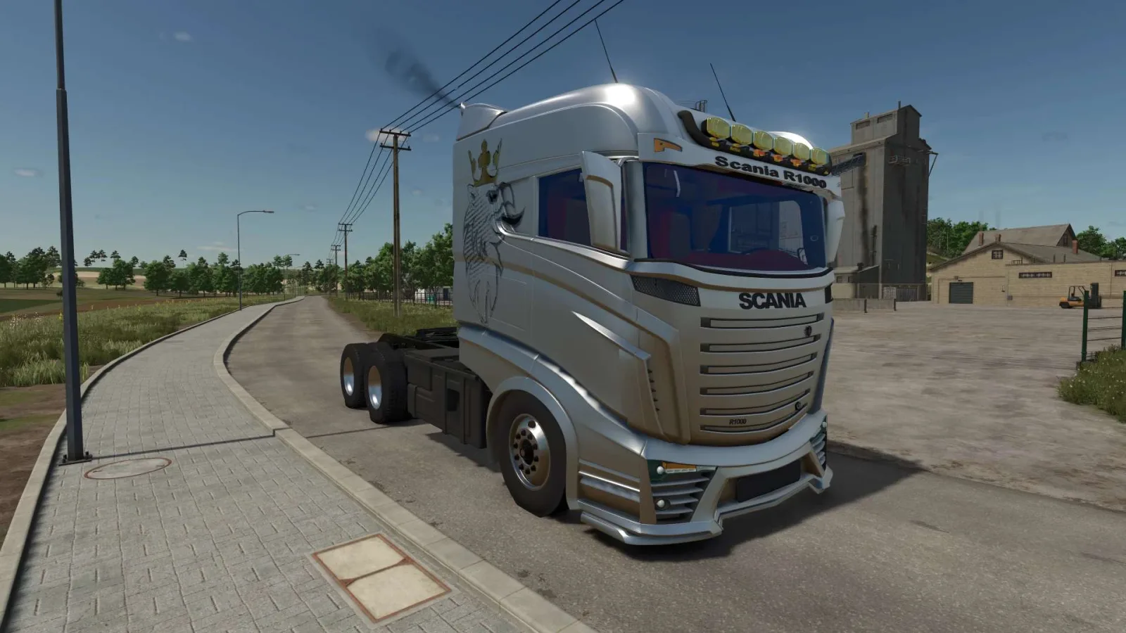 Scania R1000 Silver v1.0