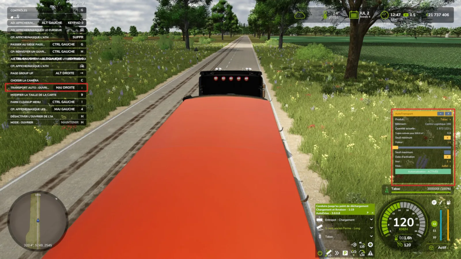 AutoTransport for AutoDrive FS25
