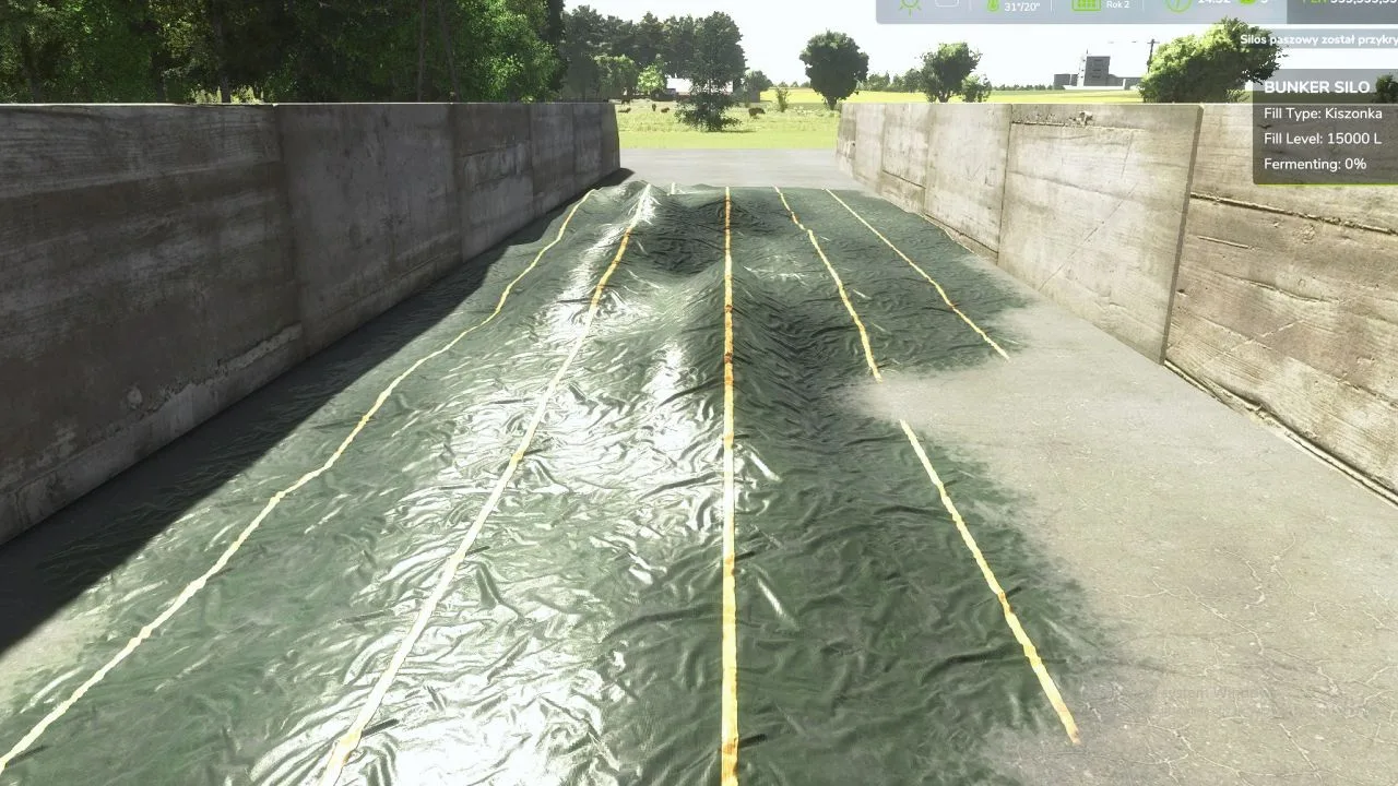 Cover Bunker Silo At 50% V1.0