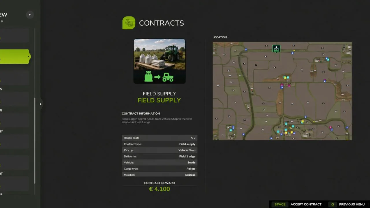 NPC transport and service contracts FS25