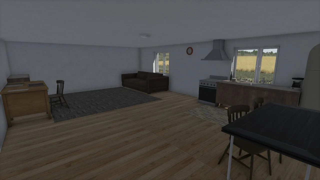 Cowbarn With Loft And Brake Room FS25