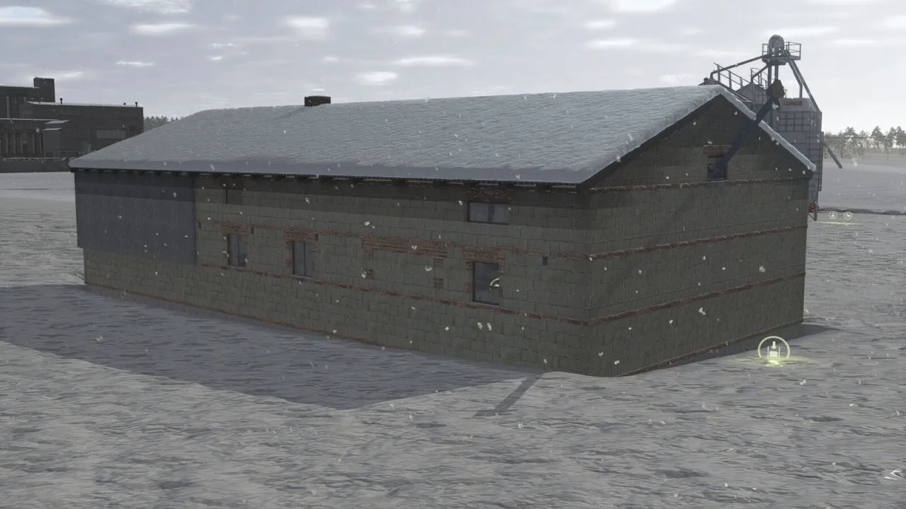Cowbarn With Loft And Brake Room FS25