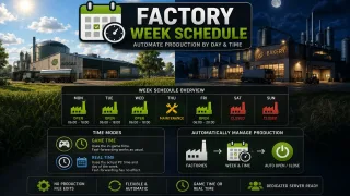 Factory weekly schedule FS25