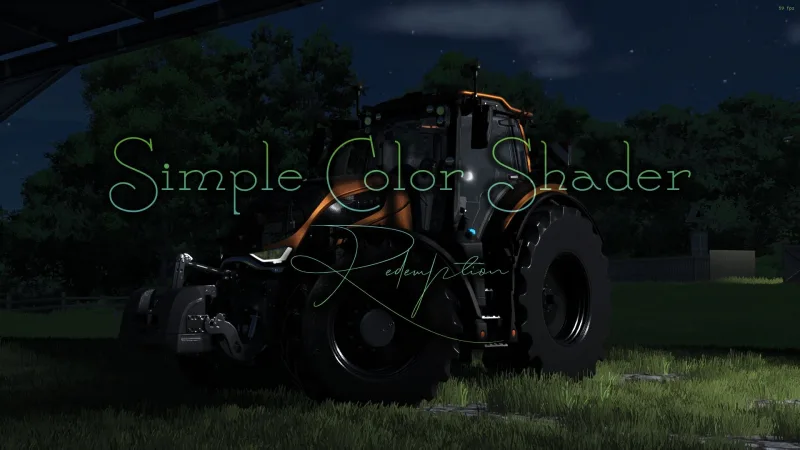 Simple Color Shader RDMPTN FS25