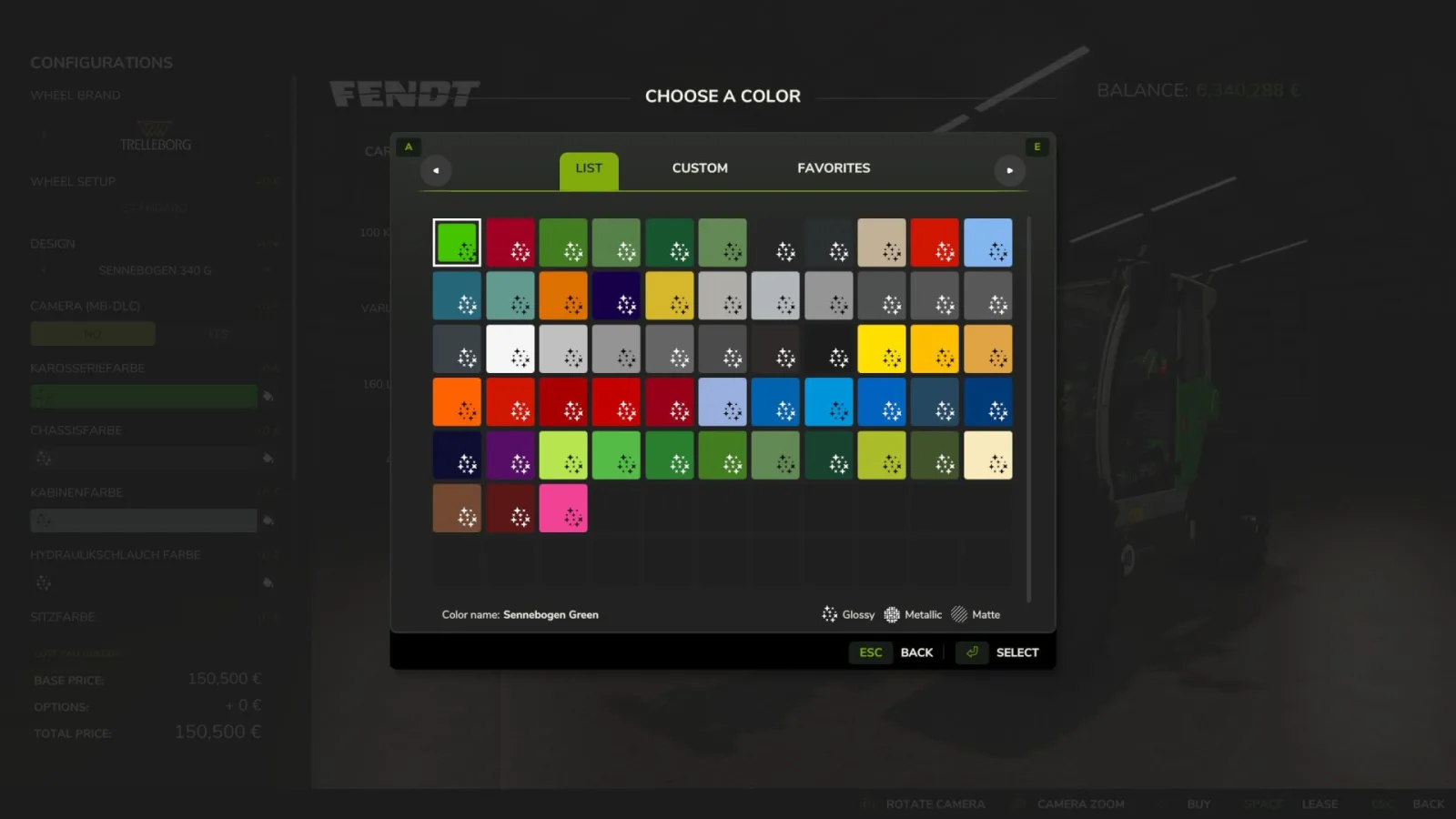Sennebogen G340/Fendt Cargo T740 FS25