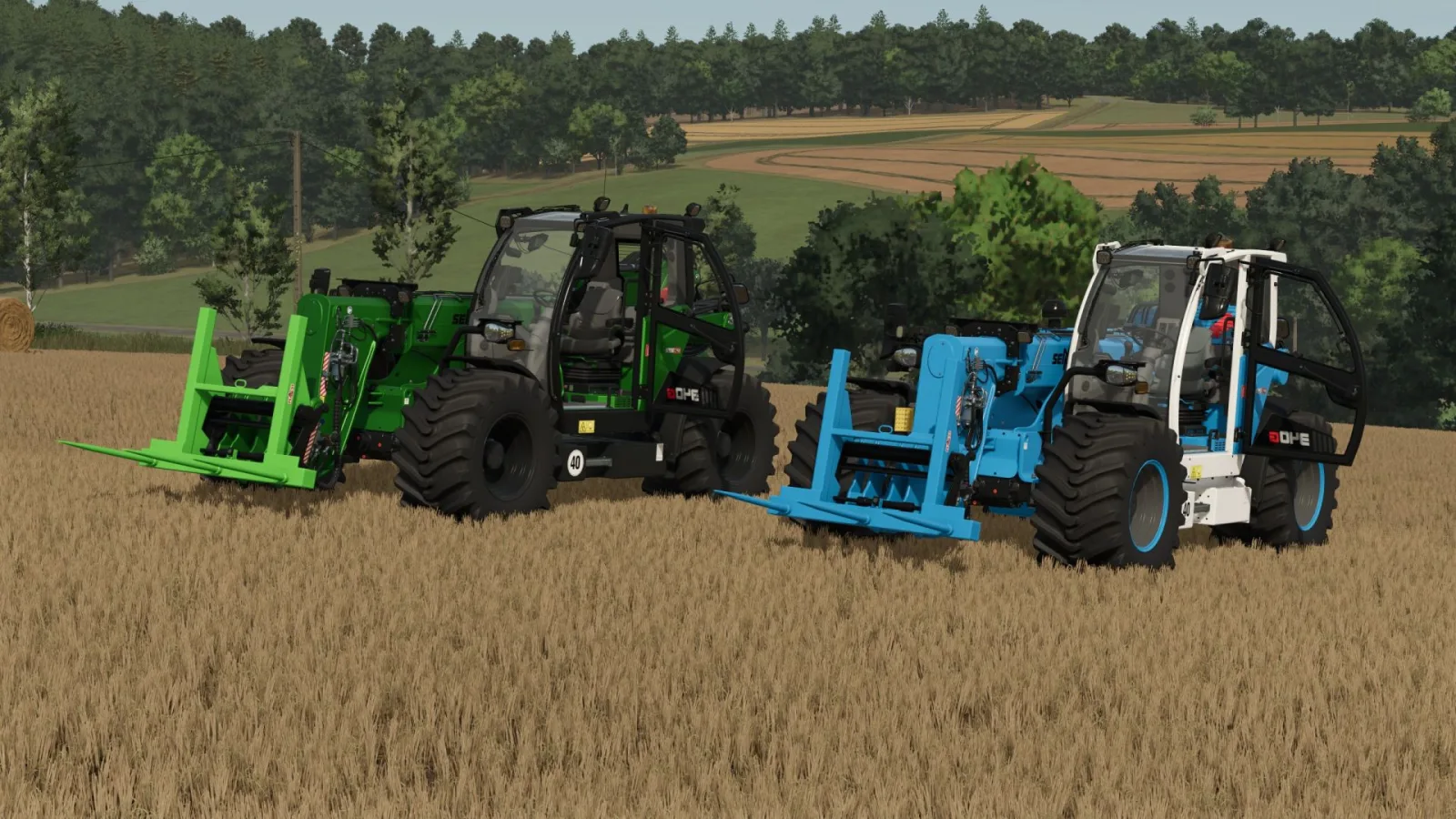 Sennebogen G340/Fendt Cargo T740 FS25