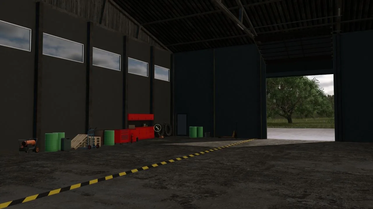 Large Hall With Workshop V1.0