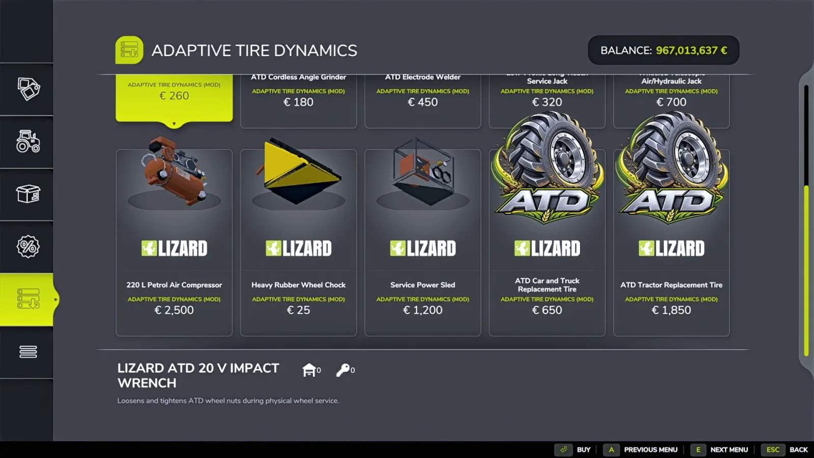 Adaptive Tire Dynamics FS25