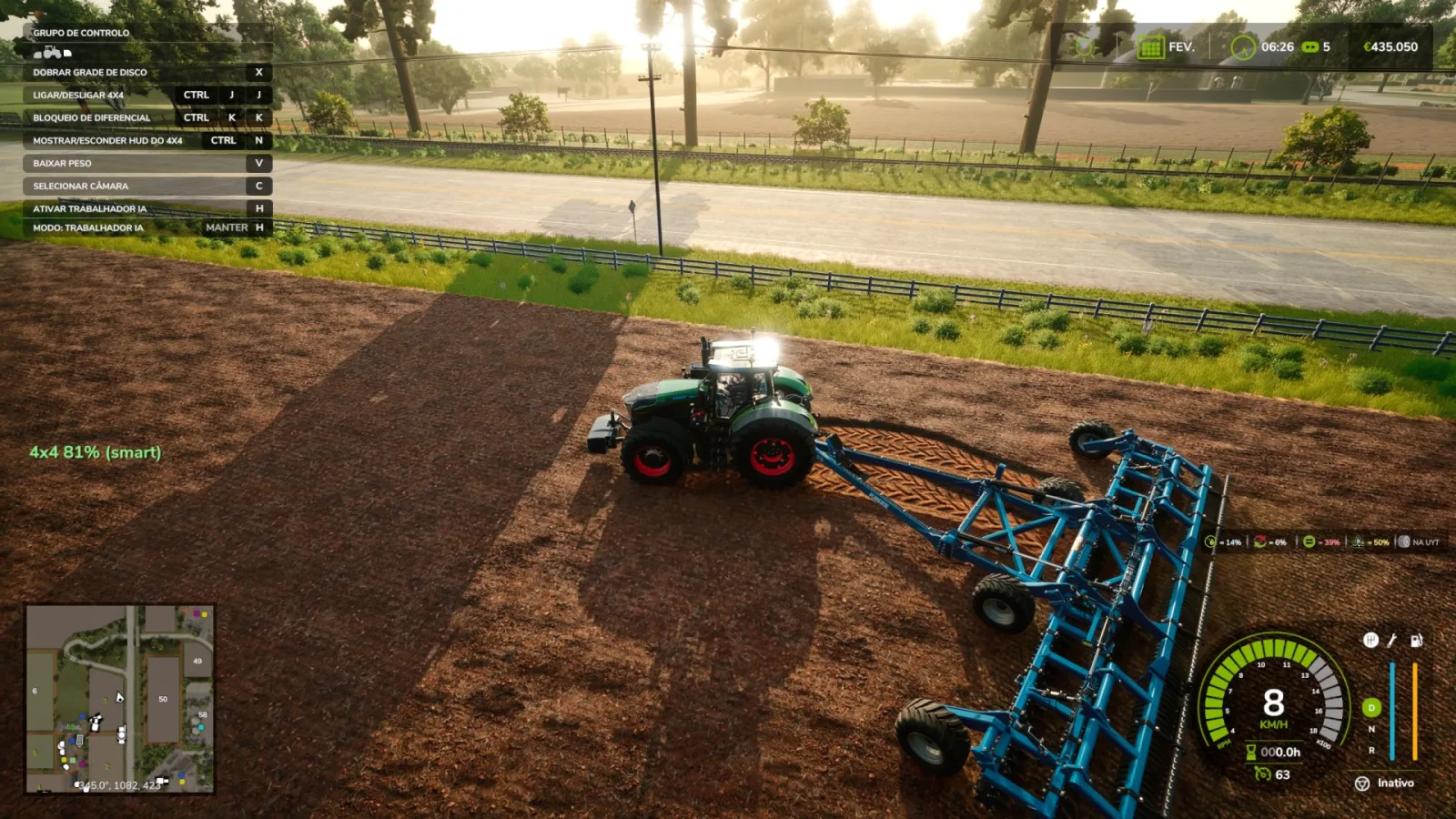 Realistic 4x4 Traction System FS25
