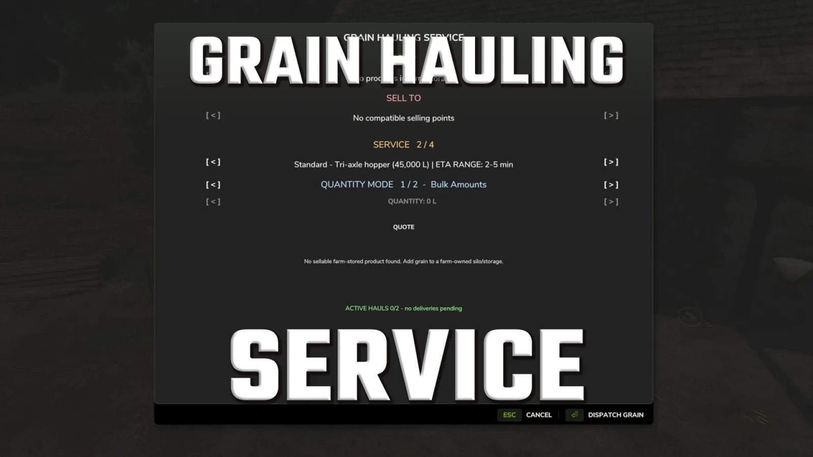 Getreidetransport-Service V1.0 - screenshot 1