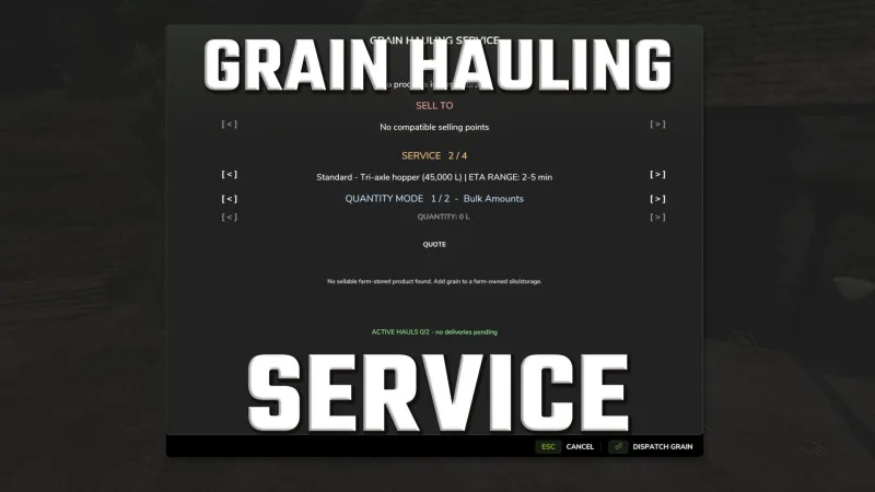 Getreidetransport-Service V1.0