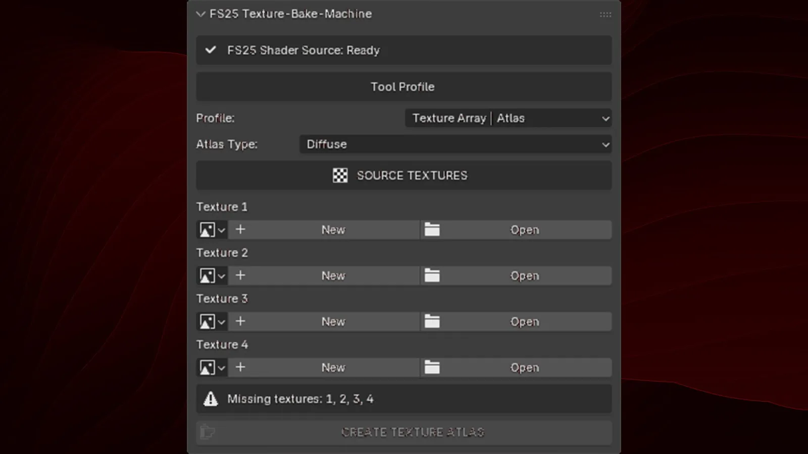 [Blender Add-on]  Texture-Bake-Machine FS25 - screenshot 1