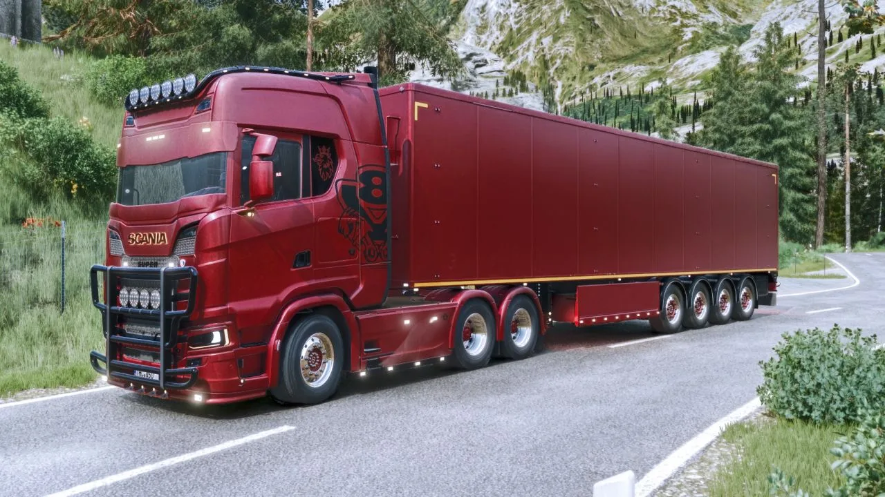 STAS Walking floor trailer FS25 - screenshot 3
