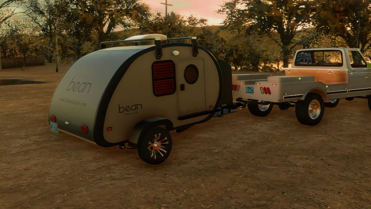 Bean Camper Trailer FS25 - screenshot 2