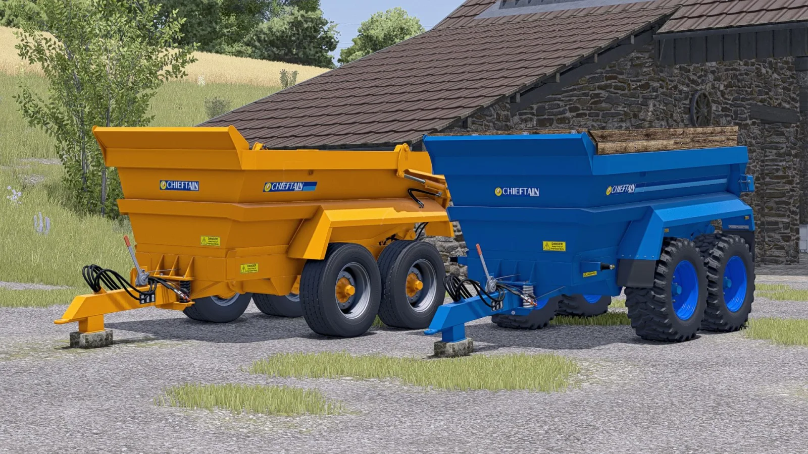Chieftain Dump Trailer V1000 FS25 - screenshot 1