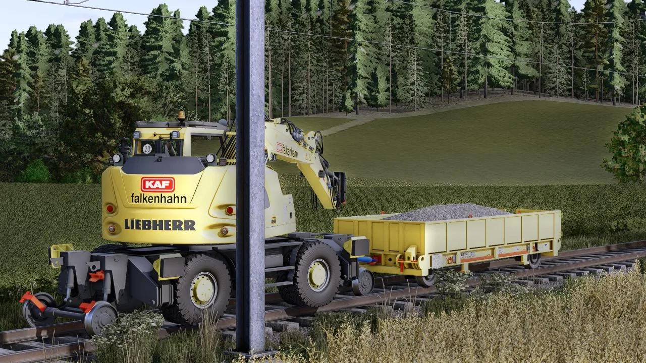 Windhoff SKL rail trailer FS25 - screenshot 2
