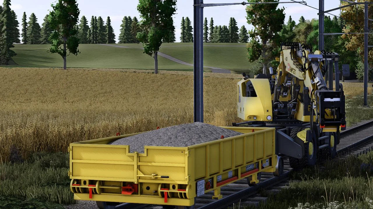 Windhoff SKL rail trailer FS25 - screenshot 1