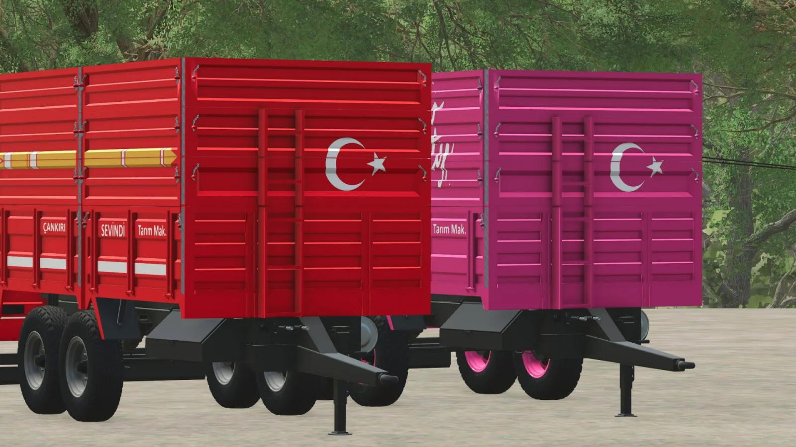 Sevindi Tandem Trailer FS25 - screenshot 3