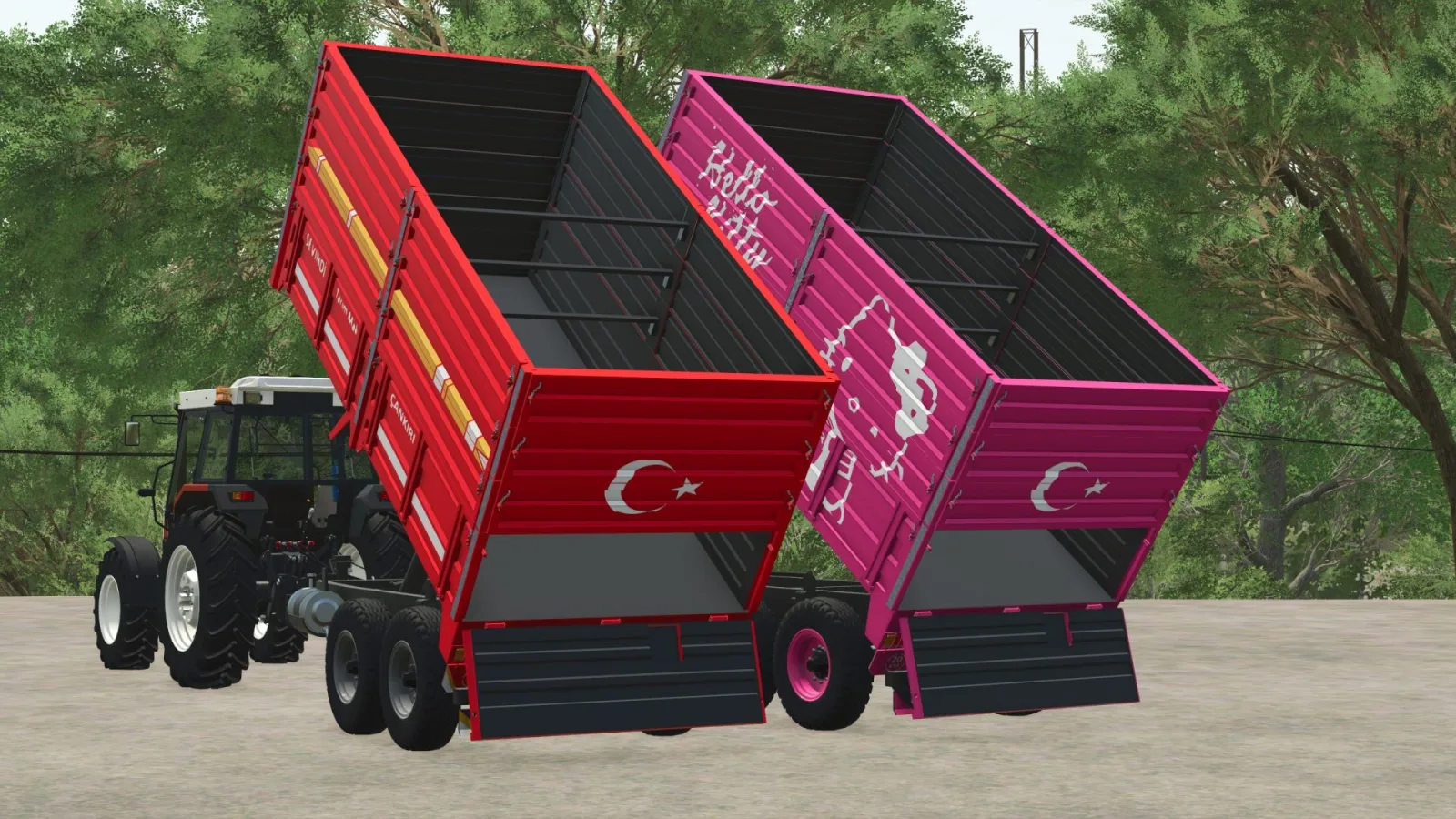 Sevindi Tandem Trailer FS25 - screenshot 2