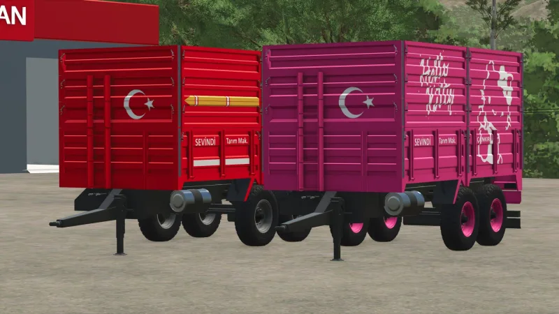 Sevindi Tandem Trailer FS25