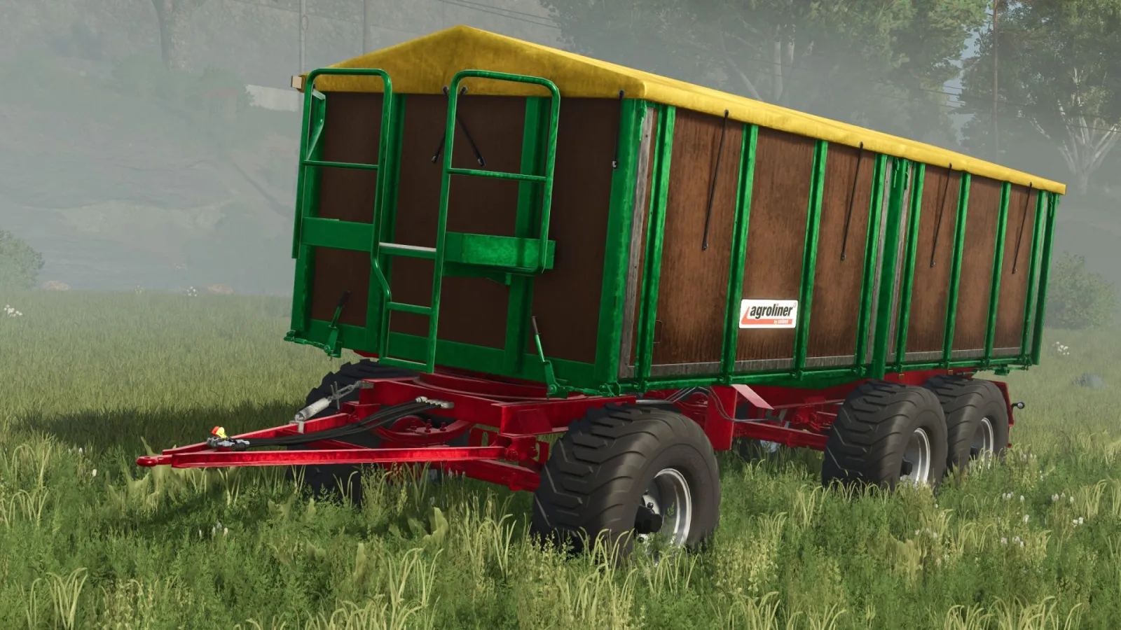 Retro Kröger HKD 402, 3-axle FS25 - screenshot 1