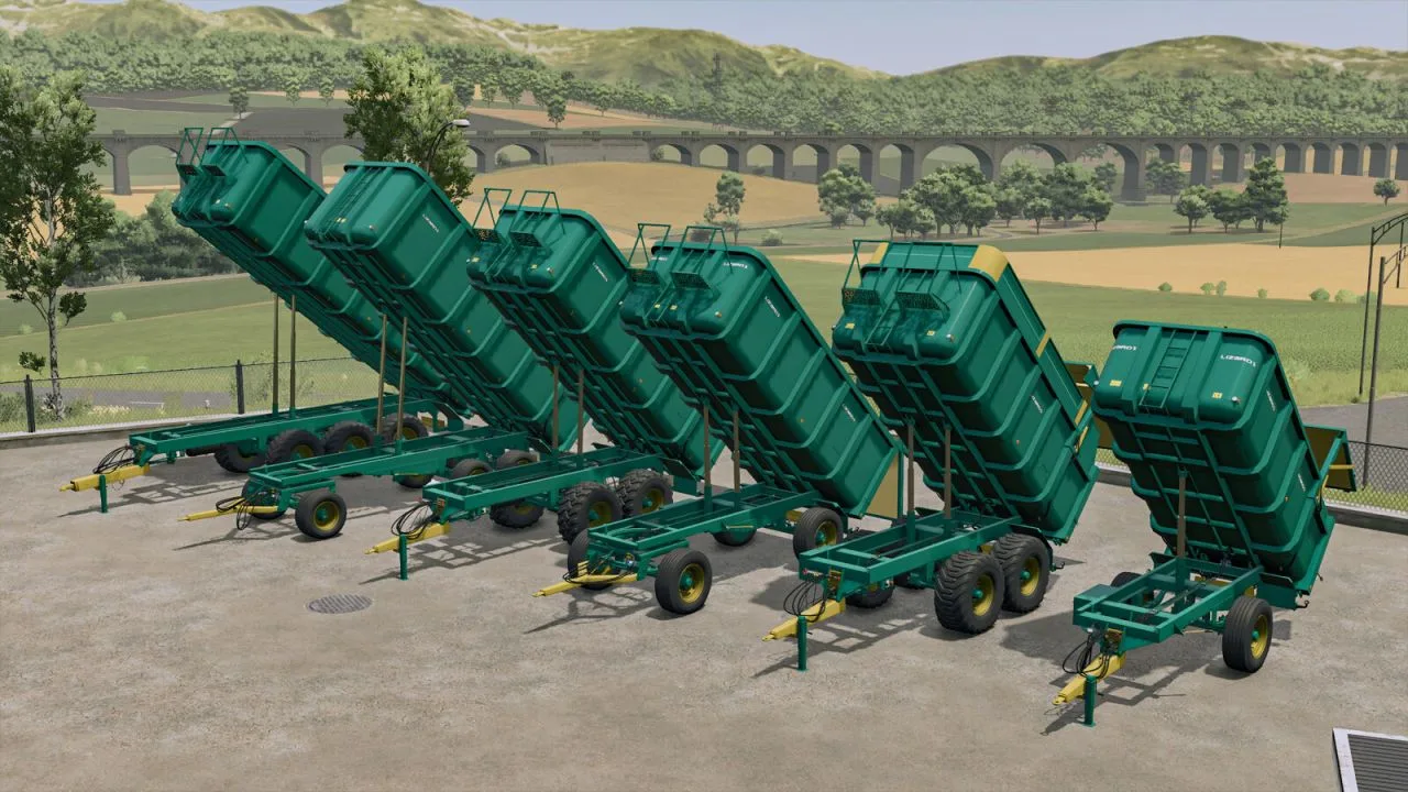 Lizard RT Tipping Trailer Pack FS25 - screenshot 1