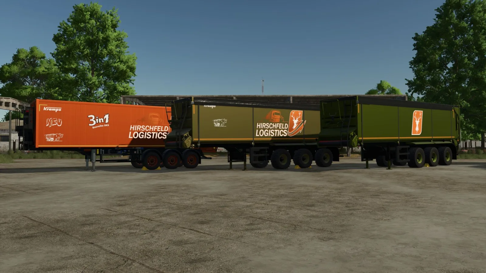 Krampe SKS sliding floor & Bandit FS25 - screenshot 1