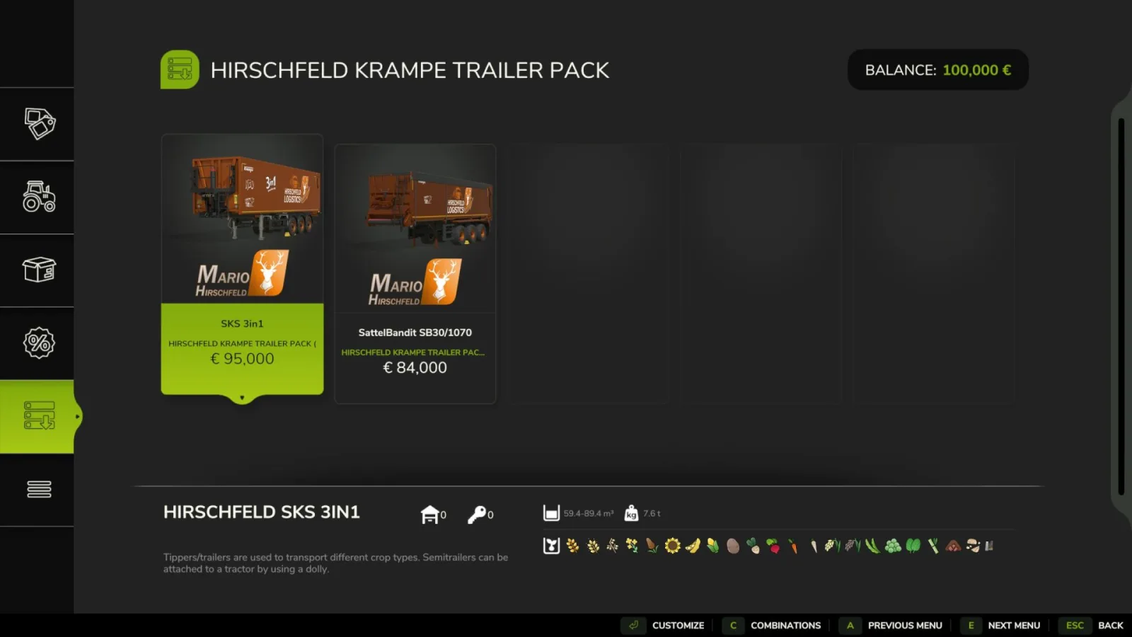 Krampe SKS sliding floor & Bandit FS25 - screenshot 2