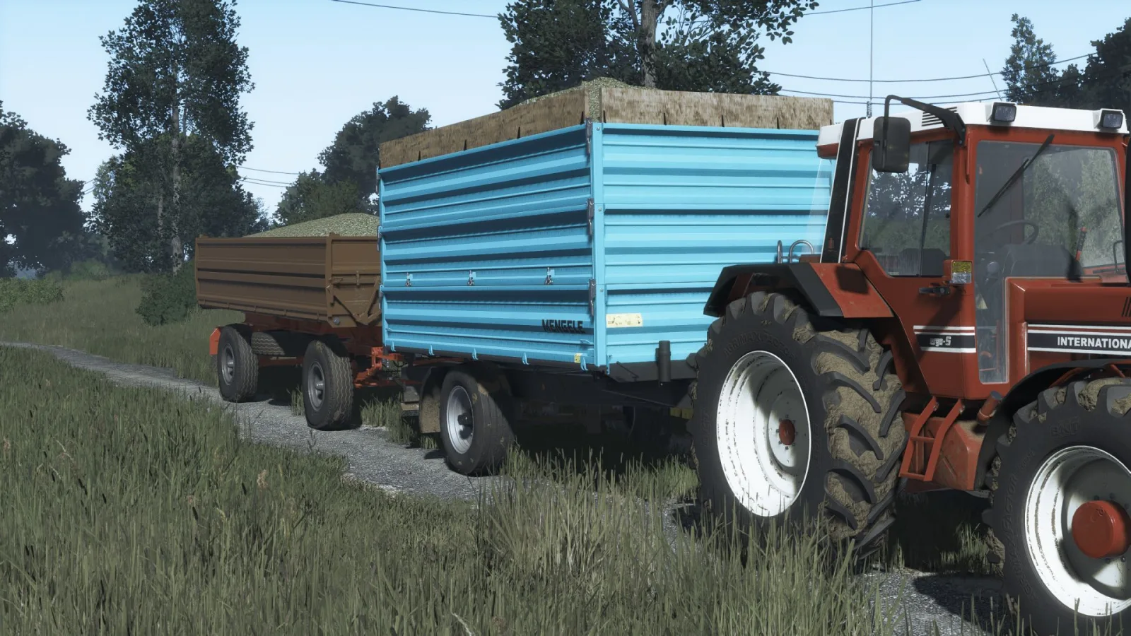 Mengele Single Axle Trailer FS25 - screenshot 1