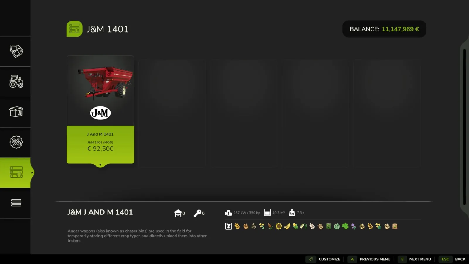 J&M 1401 FS25 - screenshot 2